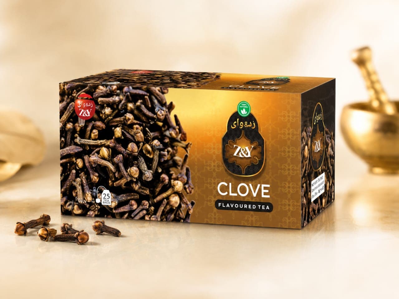Z&Y Clove with Black Tea product packaging
