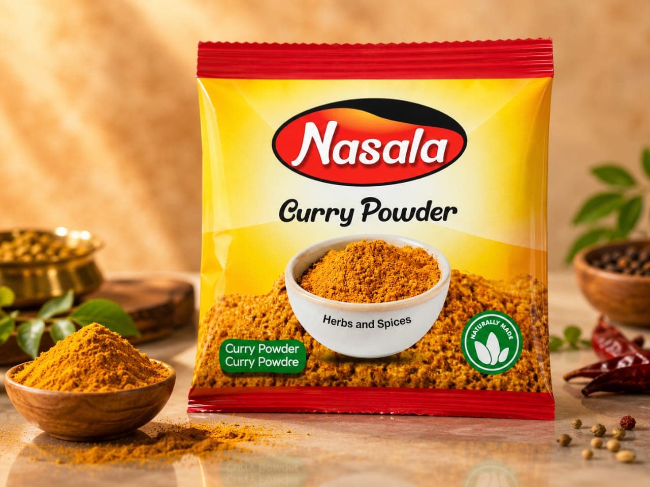 Nasala Curry product packaging
